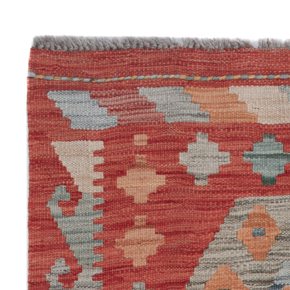 Tapis Kelim - Splash - 125 x 72 cm - multicolore