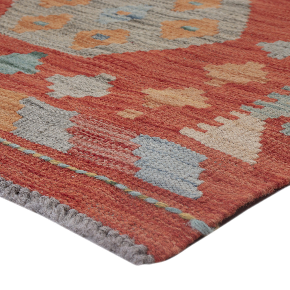 Tapis Kelim - Splash - 125 x 72 cm - multicolore