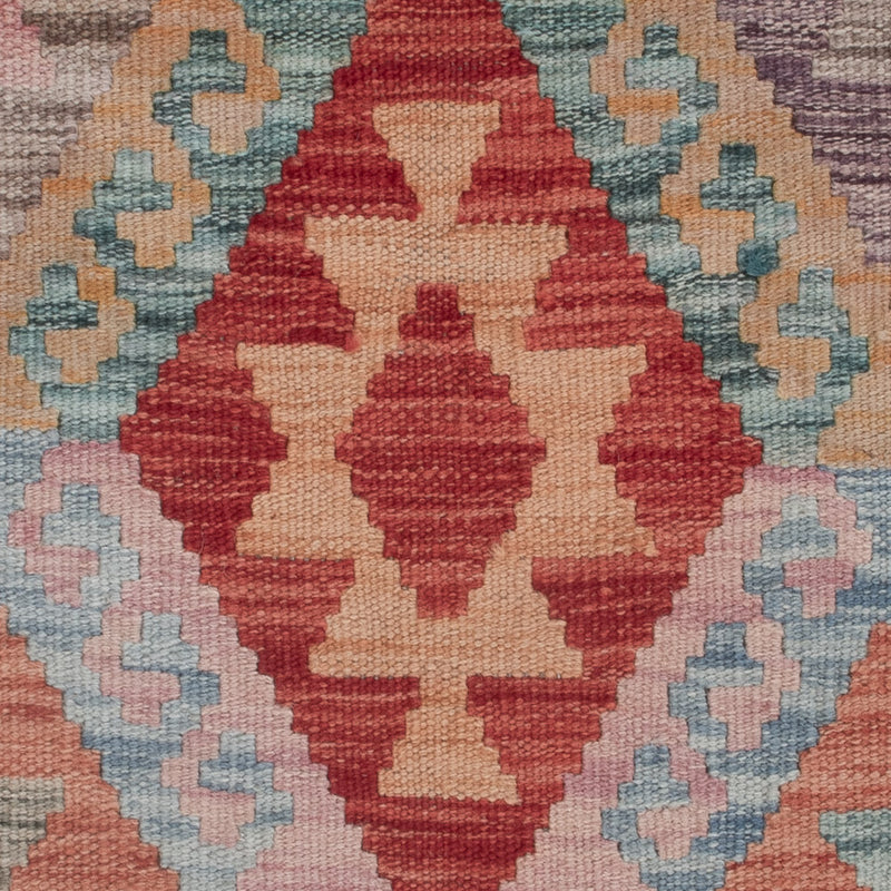 Tapis Kelim - Splash - 129 x 82 cm - multicolore