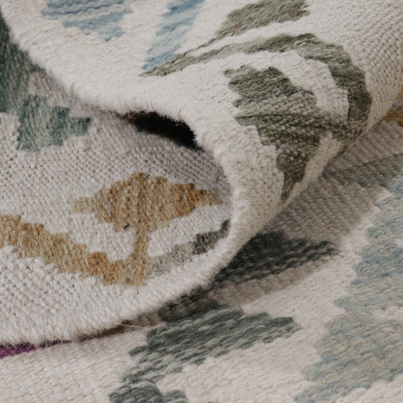 Tapis Kelim - Splash - 134 x 87 cm - multicolore