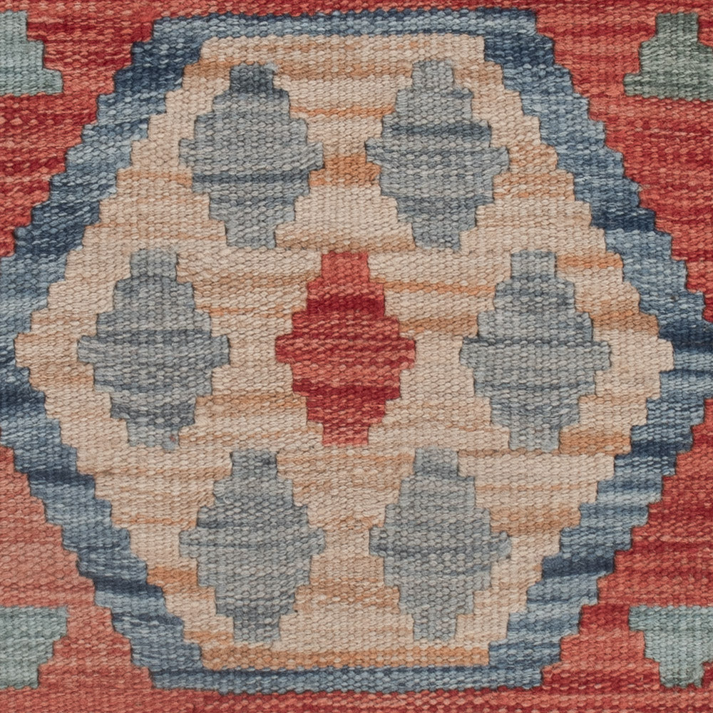 Tapis Kelim - Splash - 131 x 80 cm - multicolore