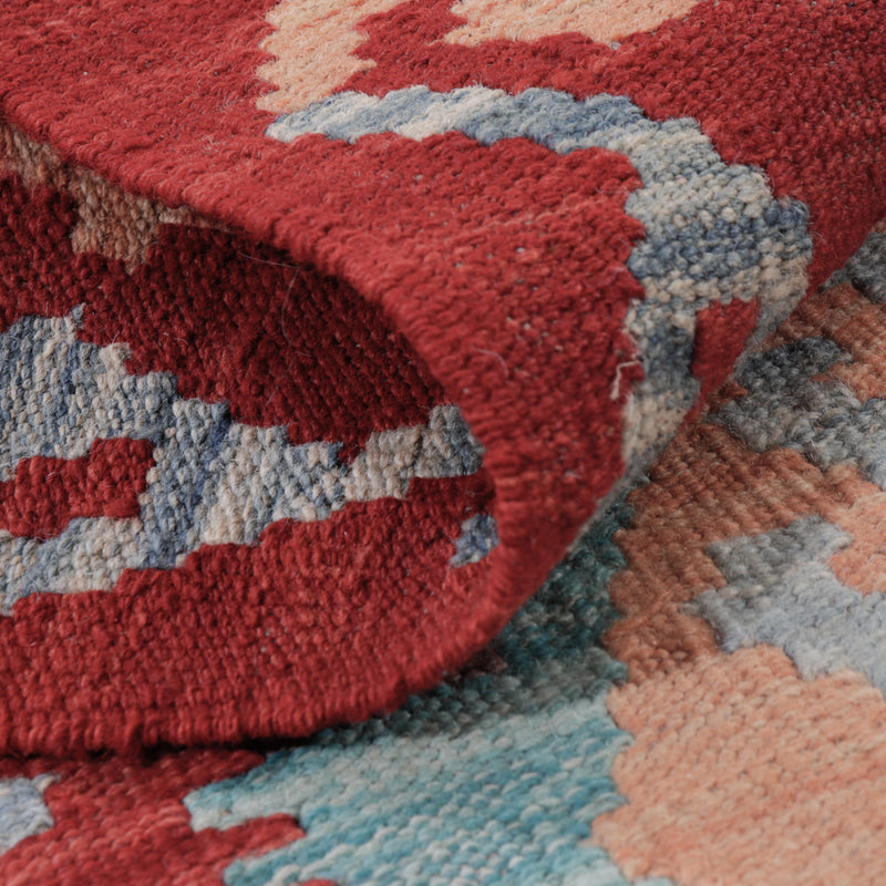 Kelim Teppich - Splash - 123 x 78 cm - mehrfarbig