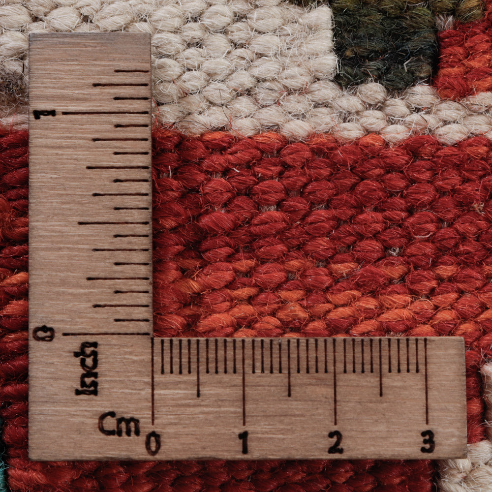 Kelim Teppich - Splash - 123 x 89 cm - mehrfarbig