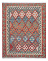 Kelim Maimene Teppich 100x126cm - Rechteckig / Mehrfarbig / 100 x 126 cm Rechteckig