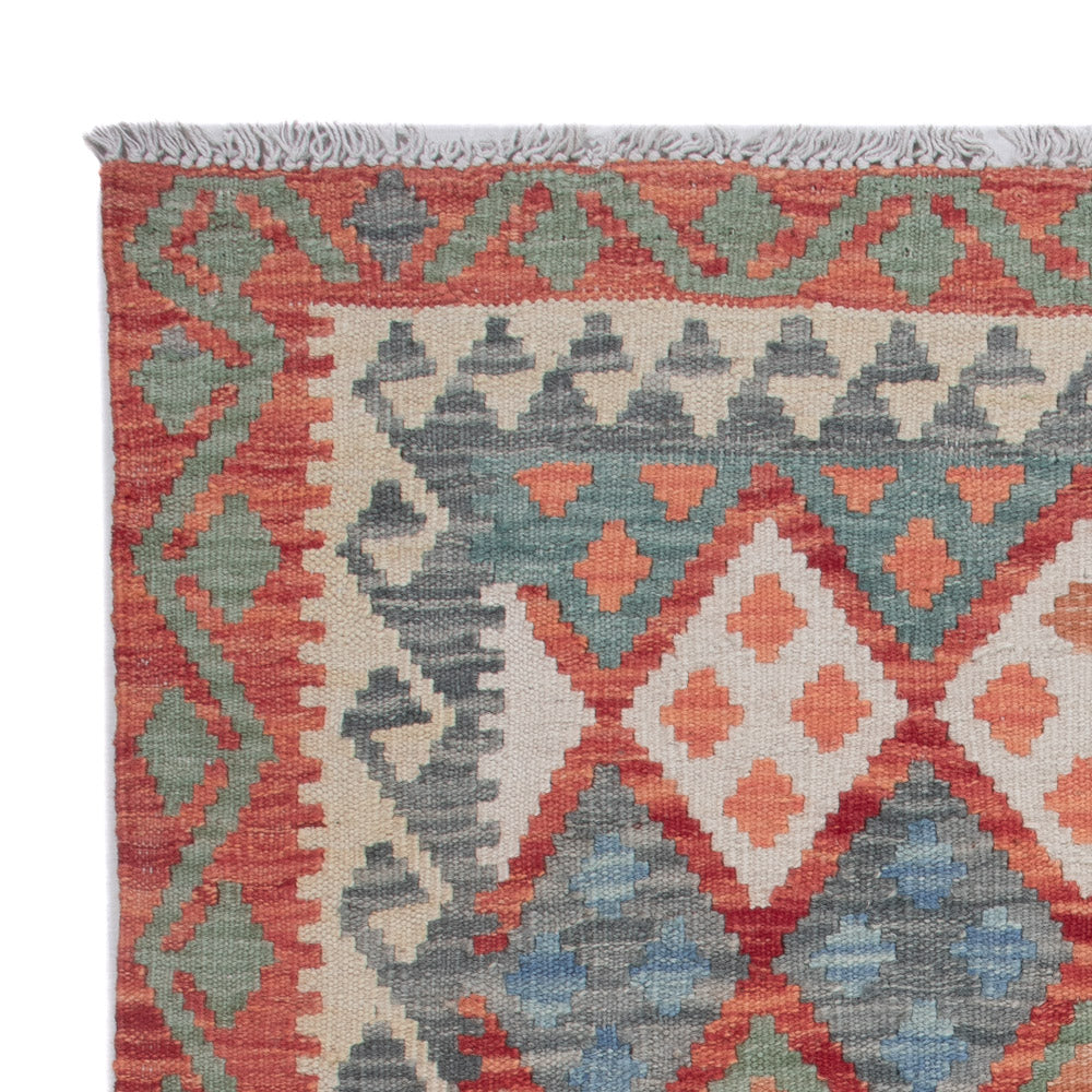 Tappeto Kelim - Splash - 126 x 100 cm - multicolore