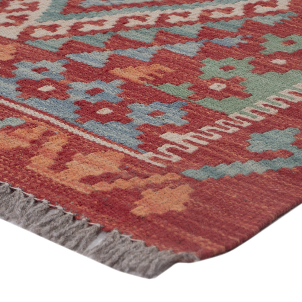 Kelim Teppich - Splash - 136 x 81 cm - mehrfarbig