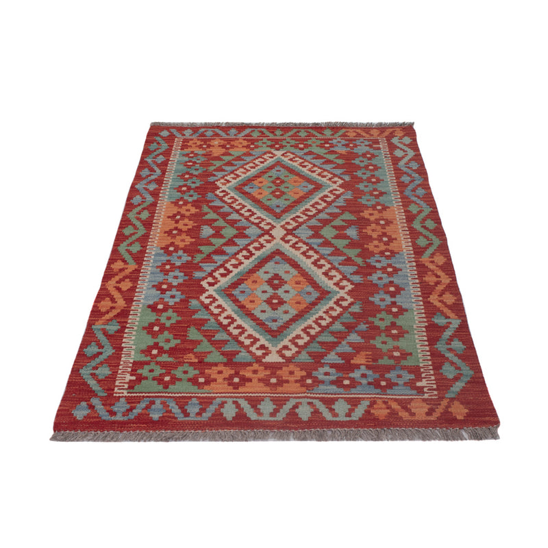 Kelim Teppich - Splash - 136 x 81 cm - mehrfarbig