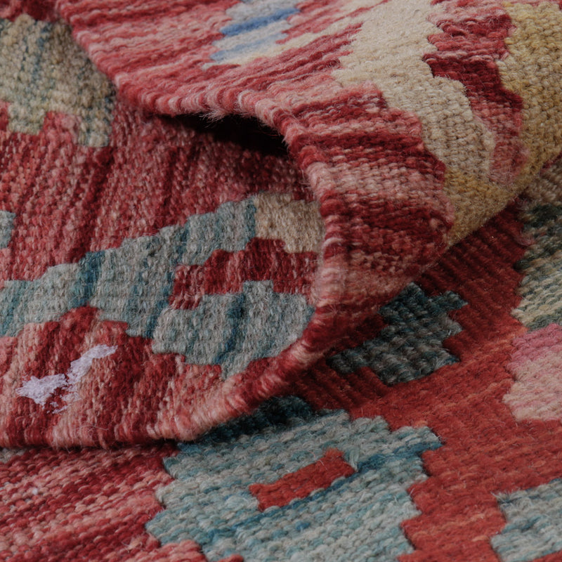 Tapis Kelim - Splash - 131 x 81 cm - multicolore