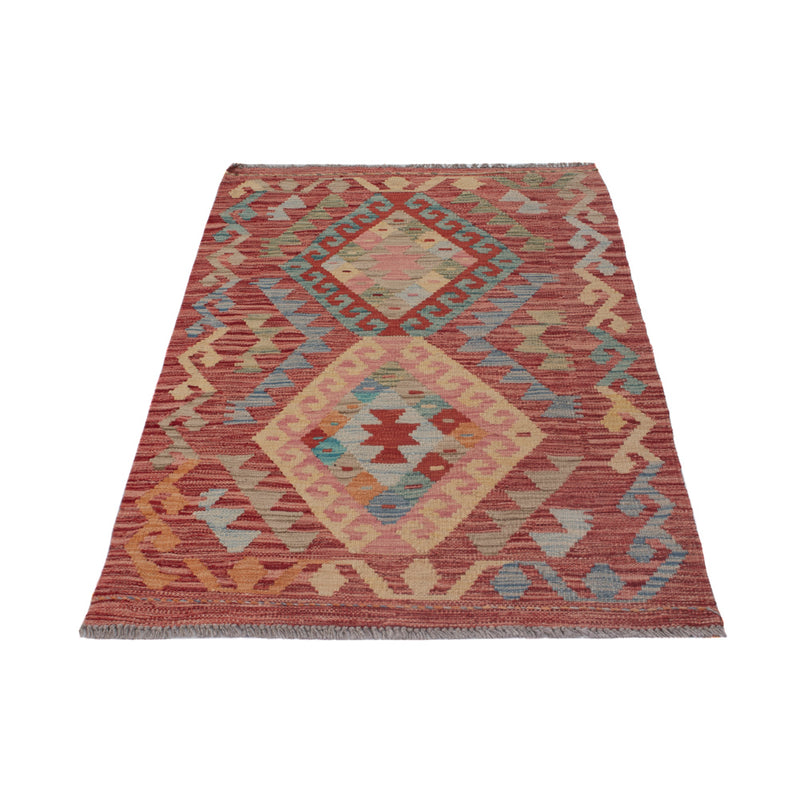 Tapis Kelim - Splash - 131 x 81 cm - multicolore