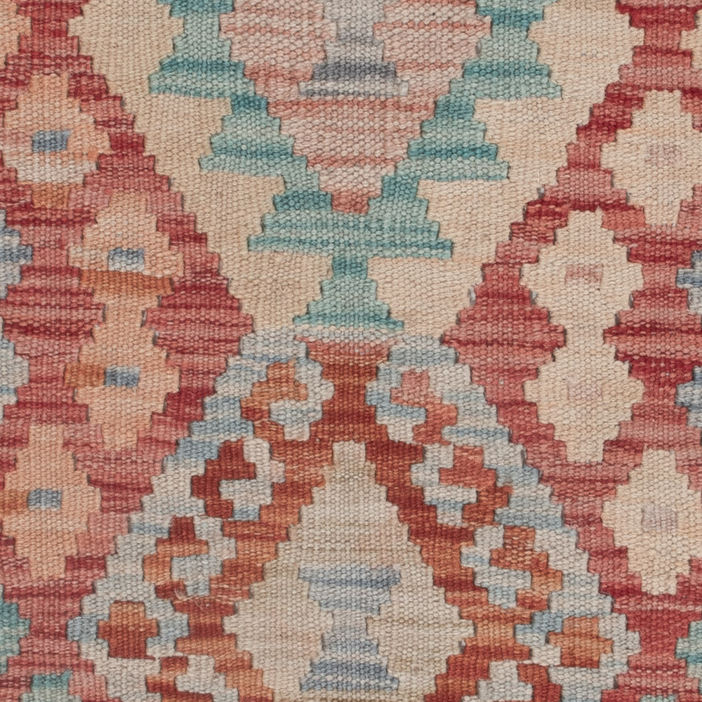 Tapis Kelim - Splash - 127 x 88 cm - multicolore