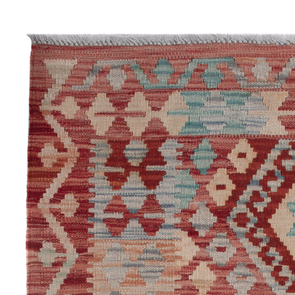 Tapis Kelim - Splash - 127 x 88 cm - multicolore