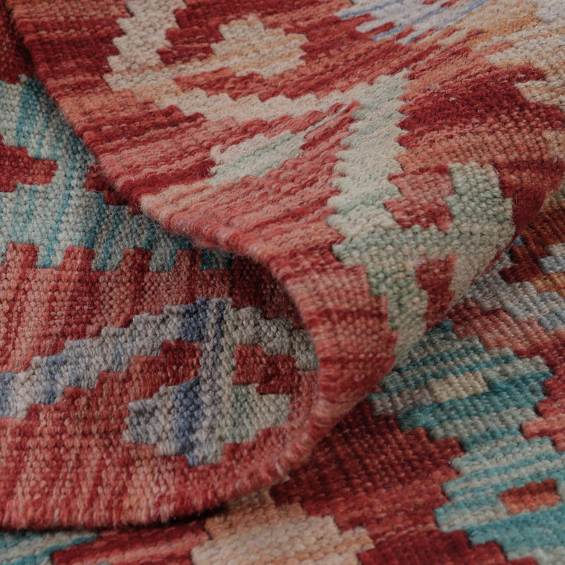 Tapis Kelim - Splash - 127 x 88 cm - multicolore