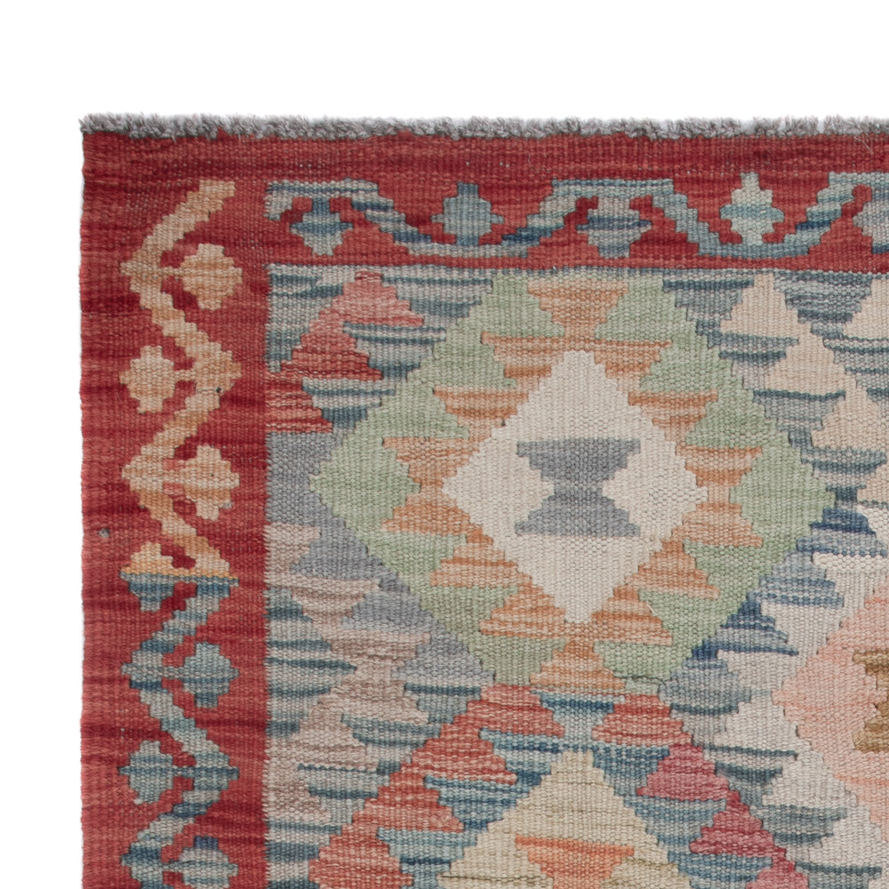 Tapis Kelim - Splash - 127 x 81 cm - multicolore