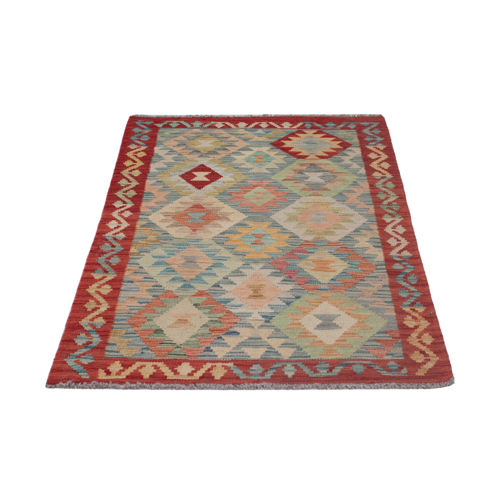 Tapis Kelim - Splash - 127 x 81 cm - multicolore