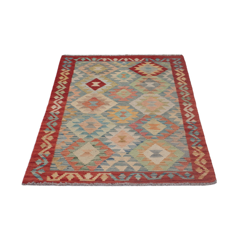 Tapis Kelim - Splash - 127 x 81 cm - multicolore