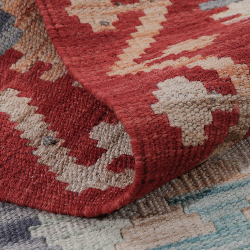 Tapis Kelim - Splash - 125 x 83 cm - multicolore