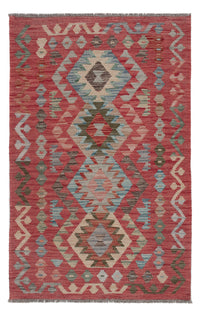 Tapis Kelim - Splash - 130 x 81 cm - multicolore