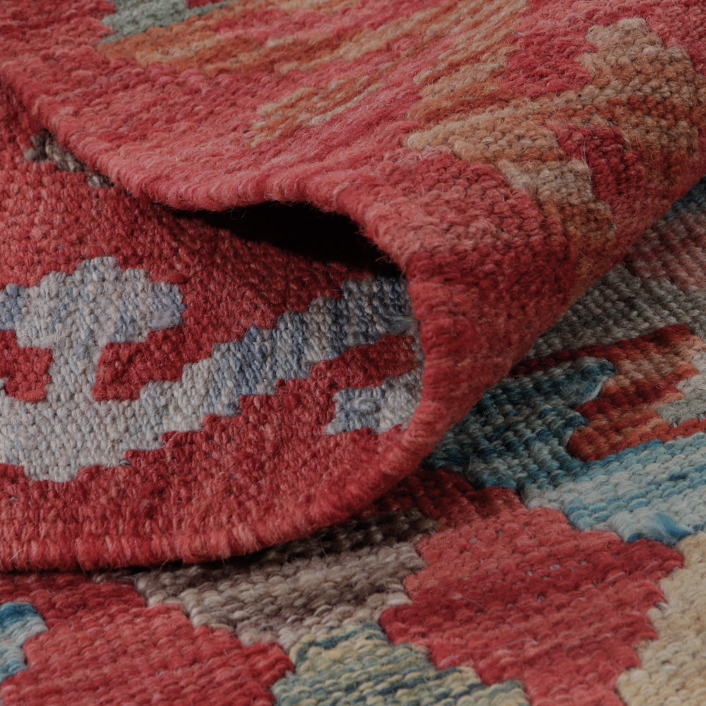 Tapis Kelim - Splash - 130 x 81 cm - multicolore