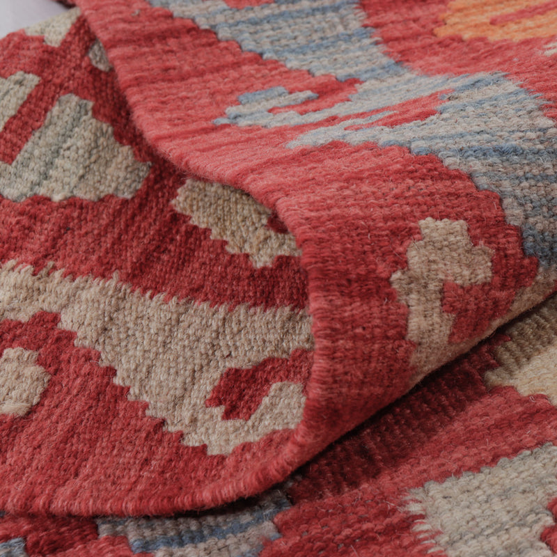 Kelim Teppich - Splash - 119 x 82 cm - mehrfarbig