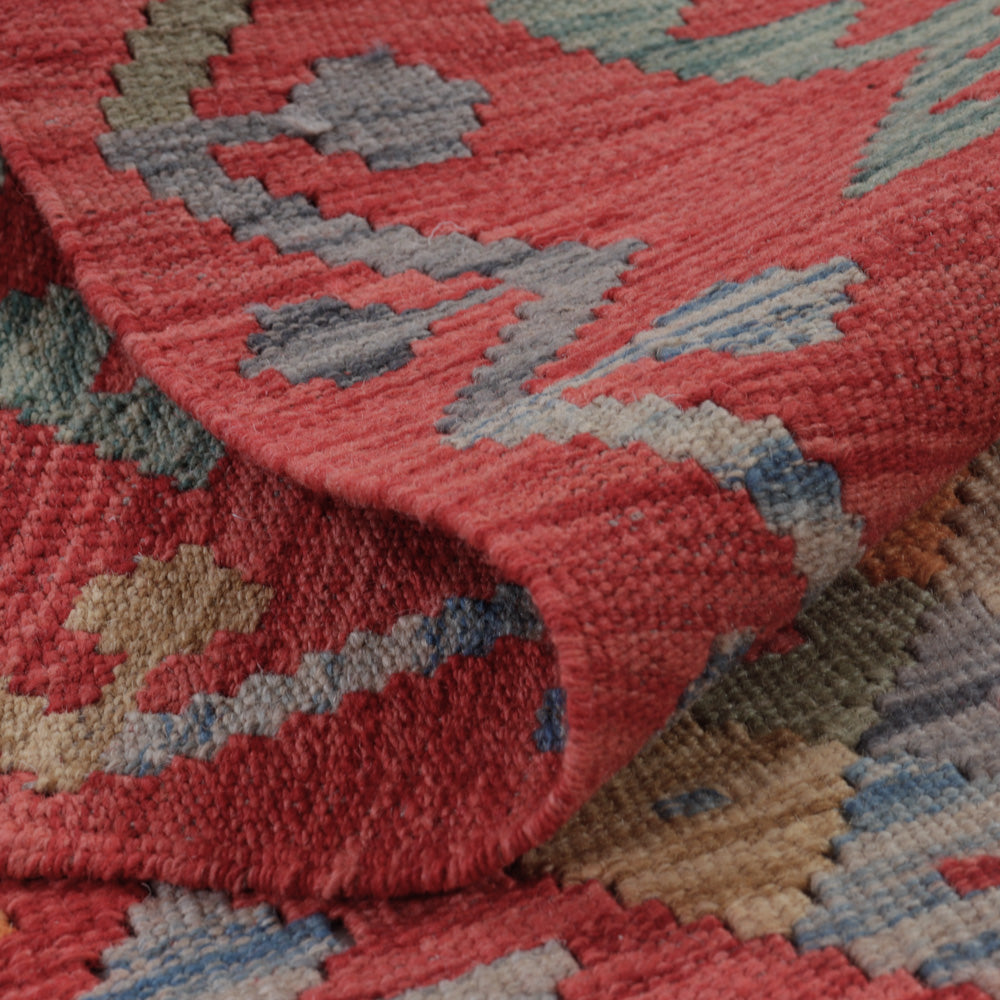 Tapis Kelim - Splash - 128 x 81 cm - multicolore