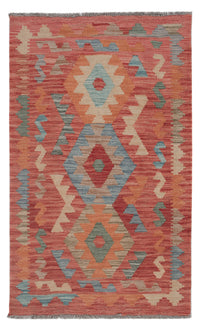 Tapis Kelim - Splash - 125 x 74 cm - multicolore