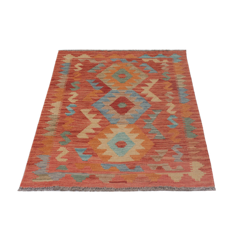Tapis Kelim - Splash - 125 x 74 cm - multicolore