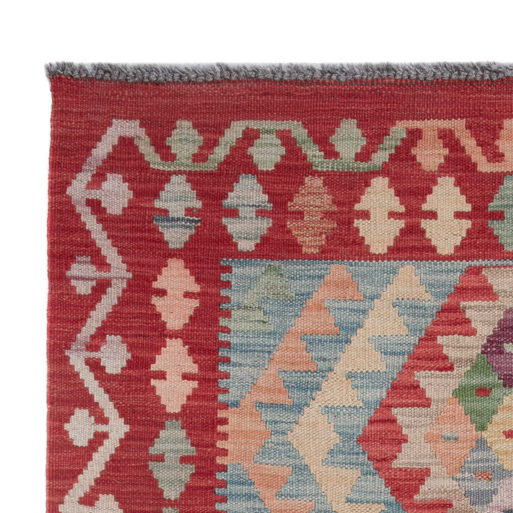 Tapis Kelim - Splash - 128 x 89 cm - multicolore