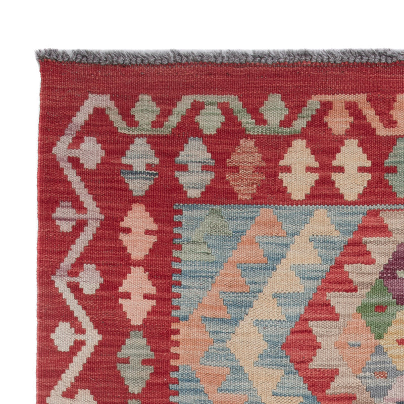 Tapis Kelim - Splash - 128 x 89 cm - multicolore