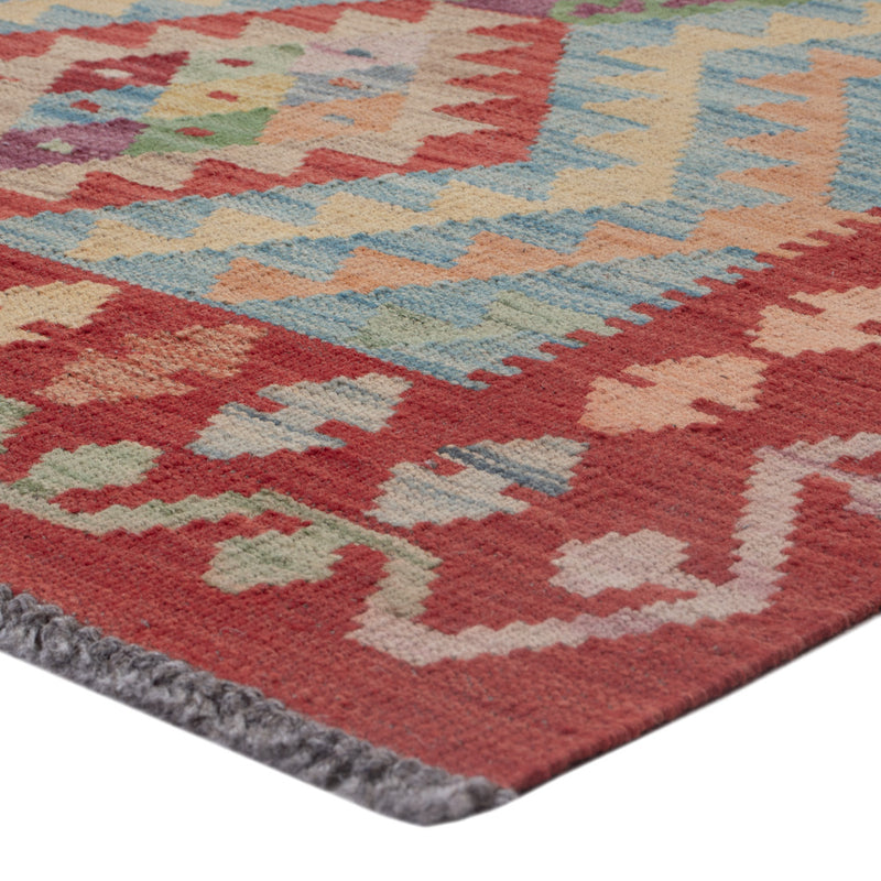 Tapis Kelim - Splash - 128 x 89 cm - multicolore