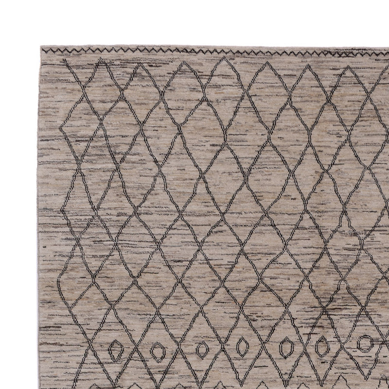 Berber Teppich - 347 x 250 cm - dunkelgrau