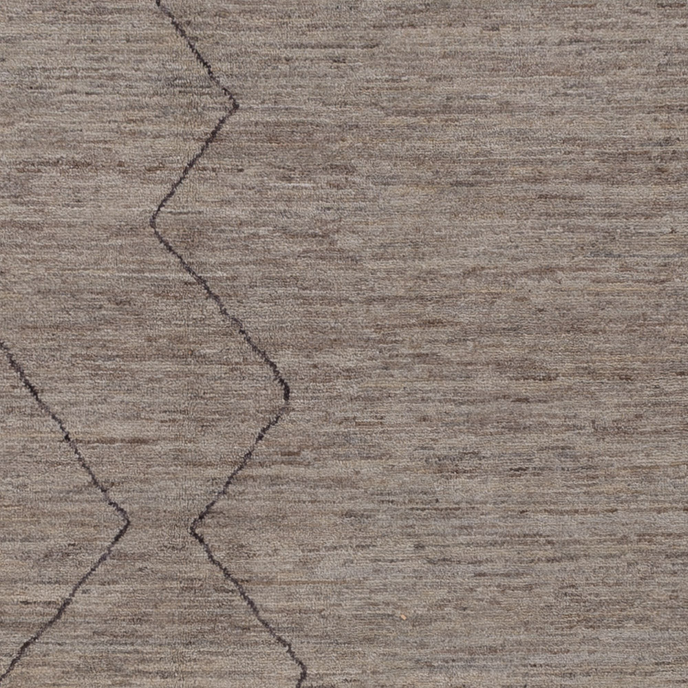 Tapis berbère - 347 x 256 cm - gris