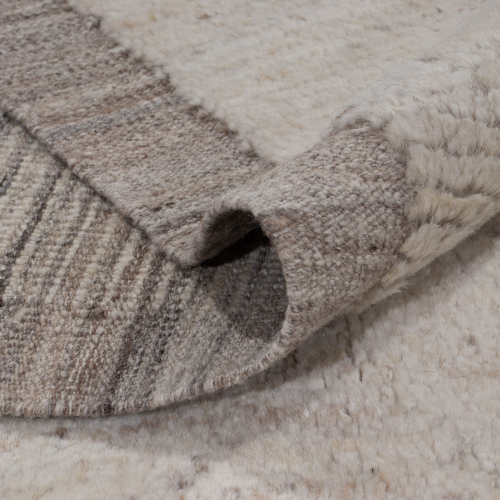 Berber Teppich - 343 x 256 cm - grau