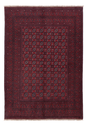 Afghan Teppich - Filpa - 238 x 166 cm - dunkelrot
