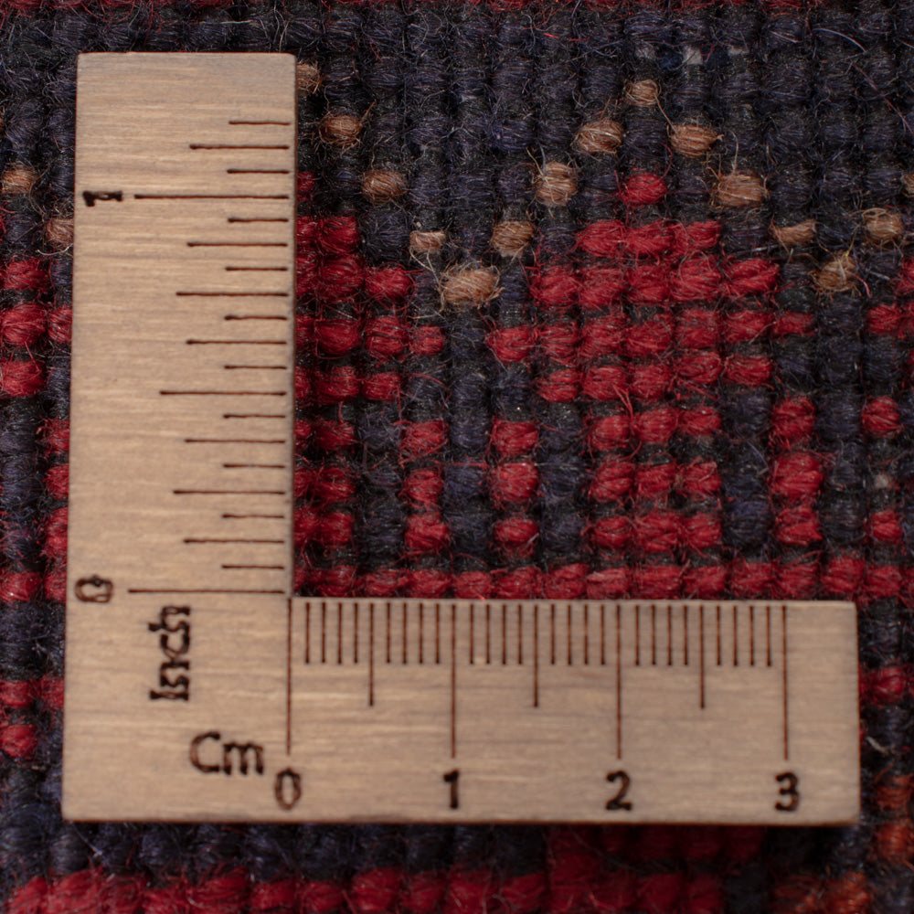 Läufer Afghan - Kunduz - 299 x 82 cm - dunkelrot