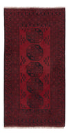 Akhche Tapis 95x187cm - Tapis oriental - rouge foncé - Tapis de couloir / Rouge foncé / 95 x 187 cm Tapis de couloir