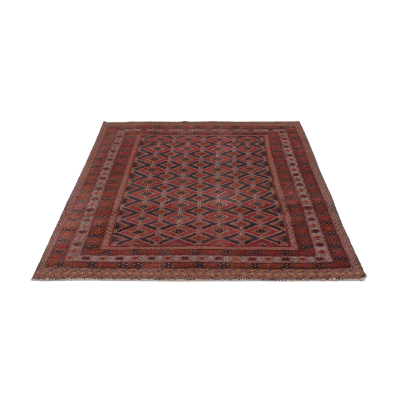 Kelim Teppich - Oriental - 188 x 142 cm - dunkelrot