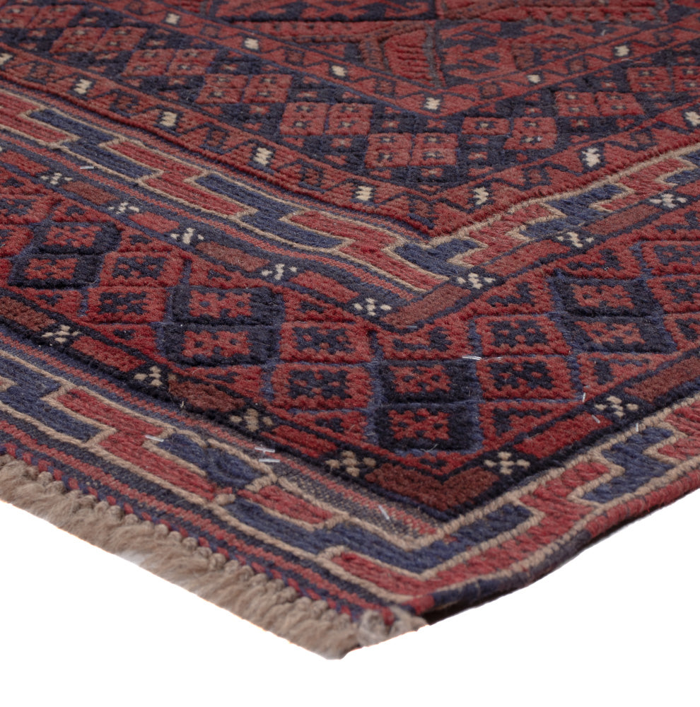 Kelim Teppich - Oriental - 184 x 137 cm - dunkelrot