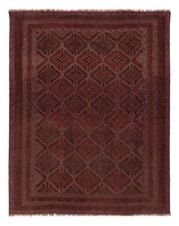 Kelim Teppich - Oriental - 187 x 150 cm - dunkelrot