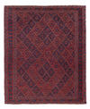 Kilim afghan Tapis 159x194cm - rouge foncé - Rectangle / Rouge foncé / 159 x 194 cm Rectangle