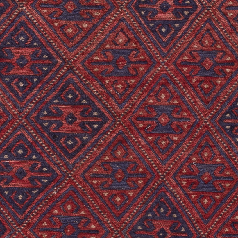 Kelim Teppich - Oriental - 194 x 159 cm - dunkelrot