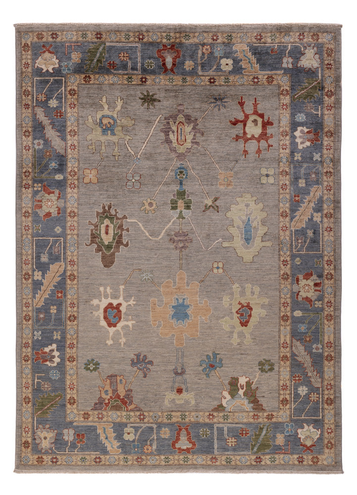 Ziegler Teppich - Usak - 236 x 170 cm - grau