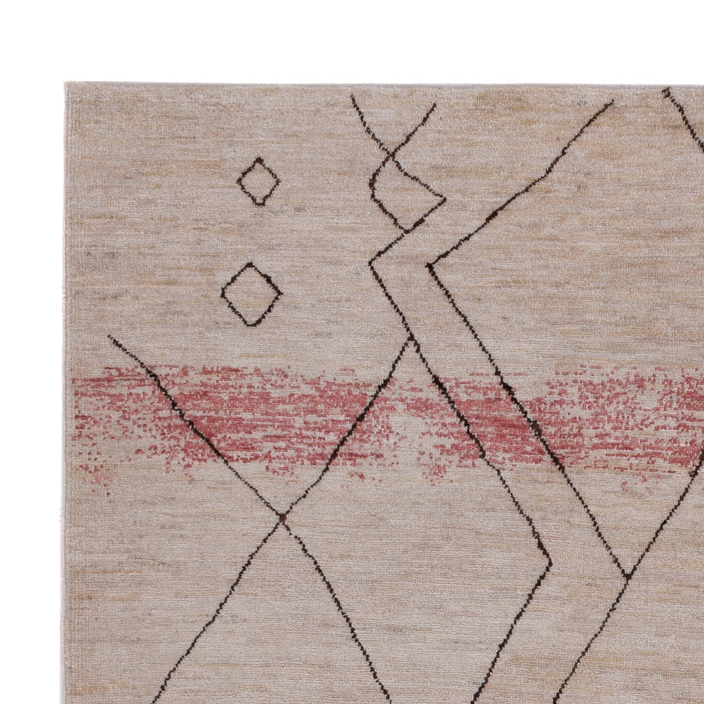 Berber Teppich 165x211cm - Wollteppich