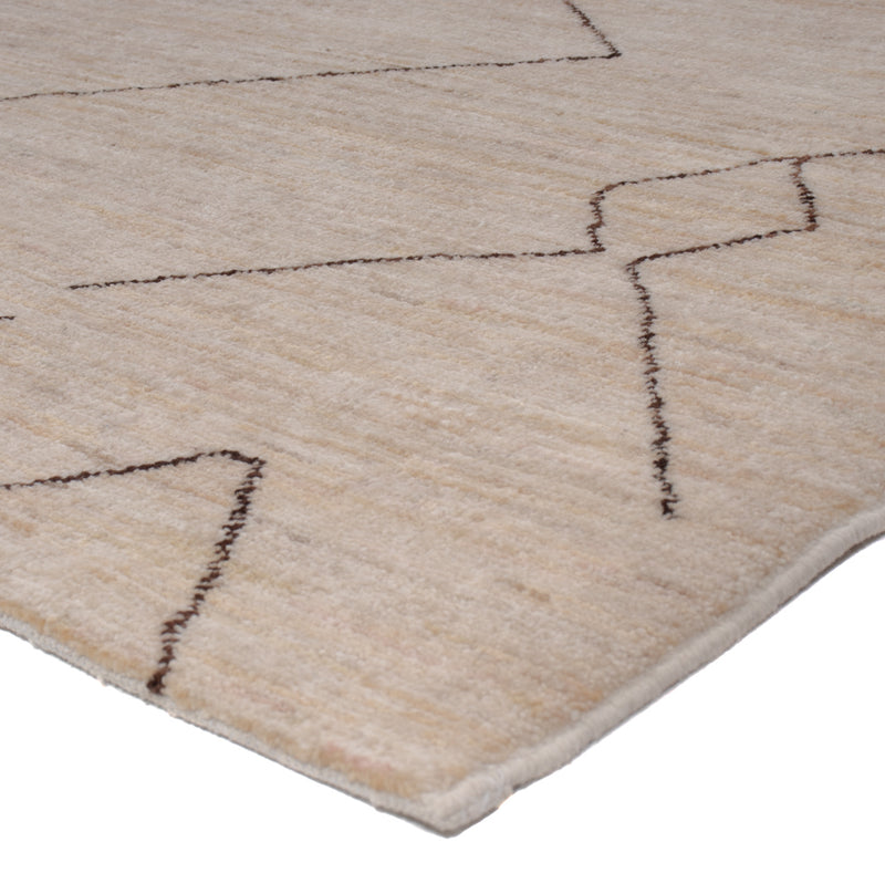 Berber Teppich - 211 x 165 cm - hellgrau