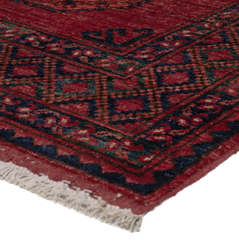 Afghan Teppich - 202 x 155 cm - rot