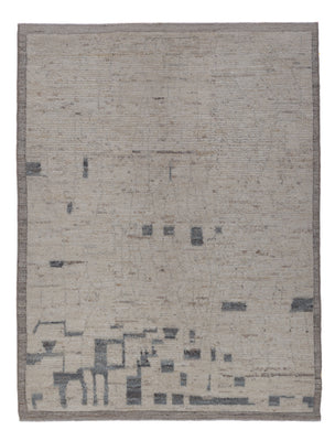 Tapis berbère - 192 x 150 cm - gris