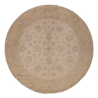 Tapis Ziegler ronde  - 200 x 198 cm - beige clair