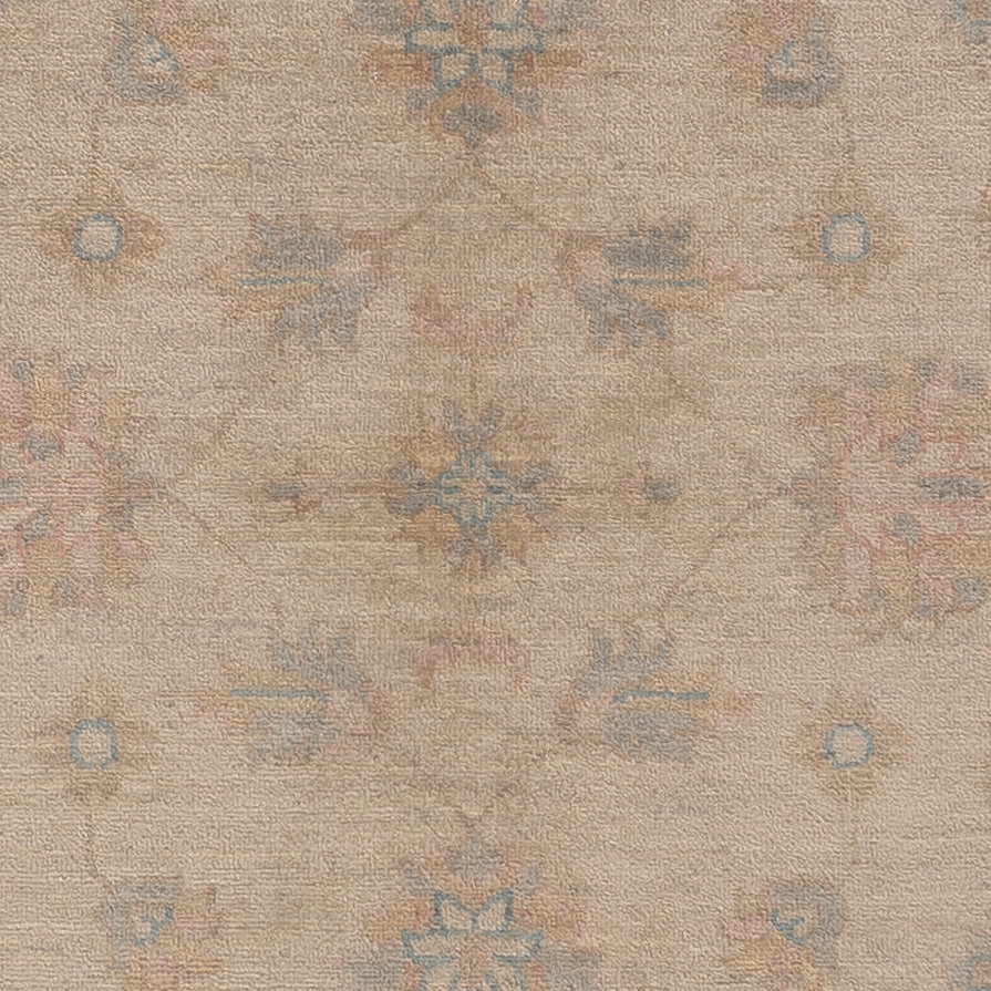 Tapis Ziegler ronde  - 200 x 198 cm - beige clair