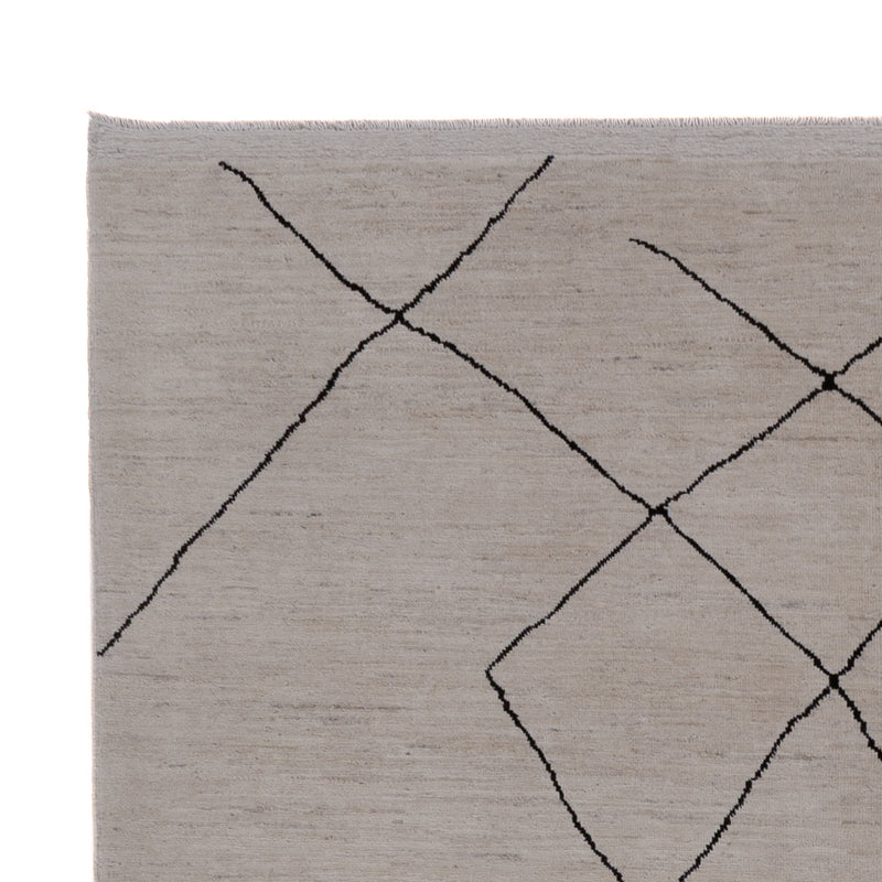 Berber Teppich - 297 x 205 cm - hellgrau