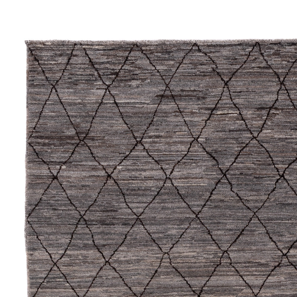 Berber Teppich - 297 x 199 cm - dunkelgrau