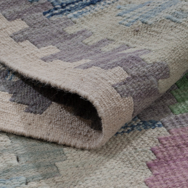 Läufer Kelim - Splash - 295 x 77 cm - mehrfarbig